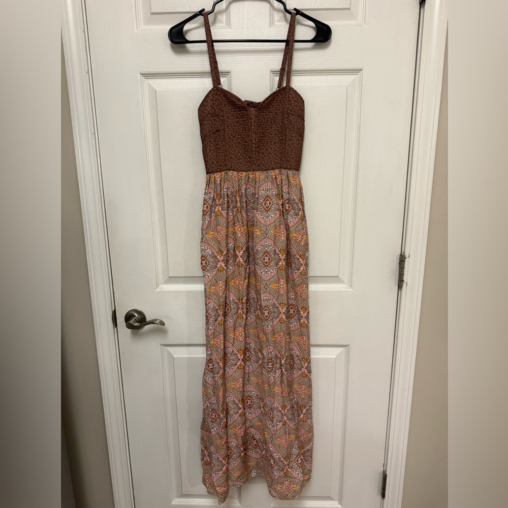Current Air The Melina Print Maxi Dress
